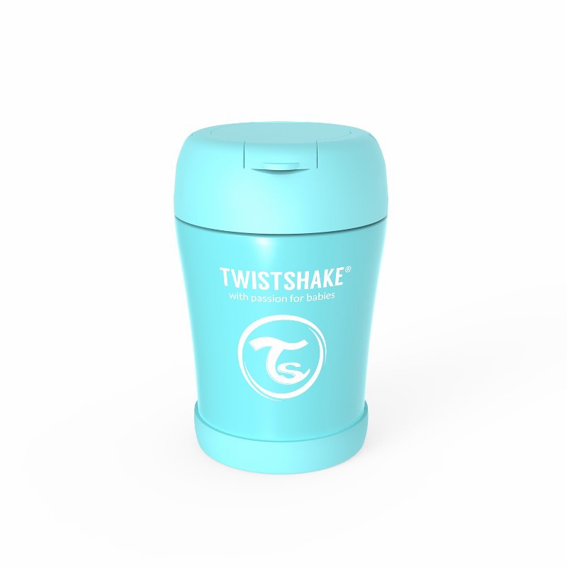 Twistshake Insulated Food Container 350ml, Pastel Blue