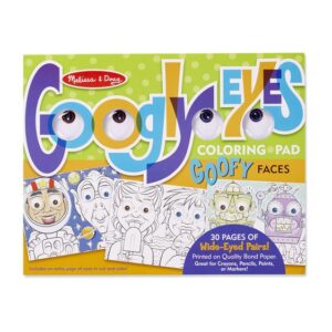 Melissa & Doug Goofy Faces - Googly Eyes Coloring Pad