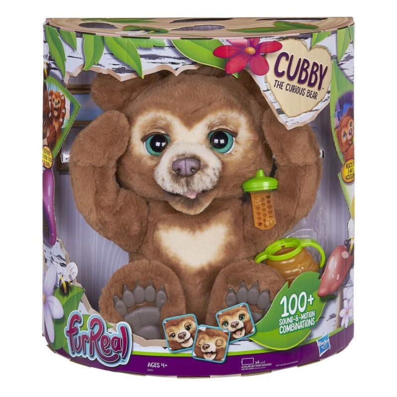 Hasbro furReal Cubby, the Curious Bear Interactive Plush Toy