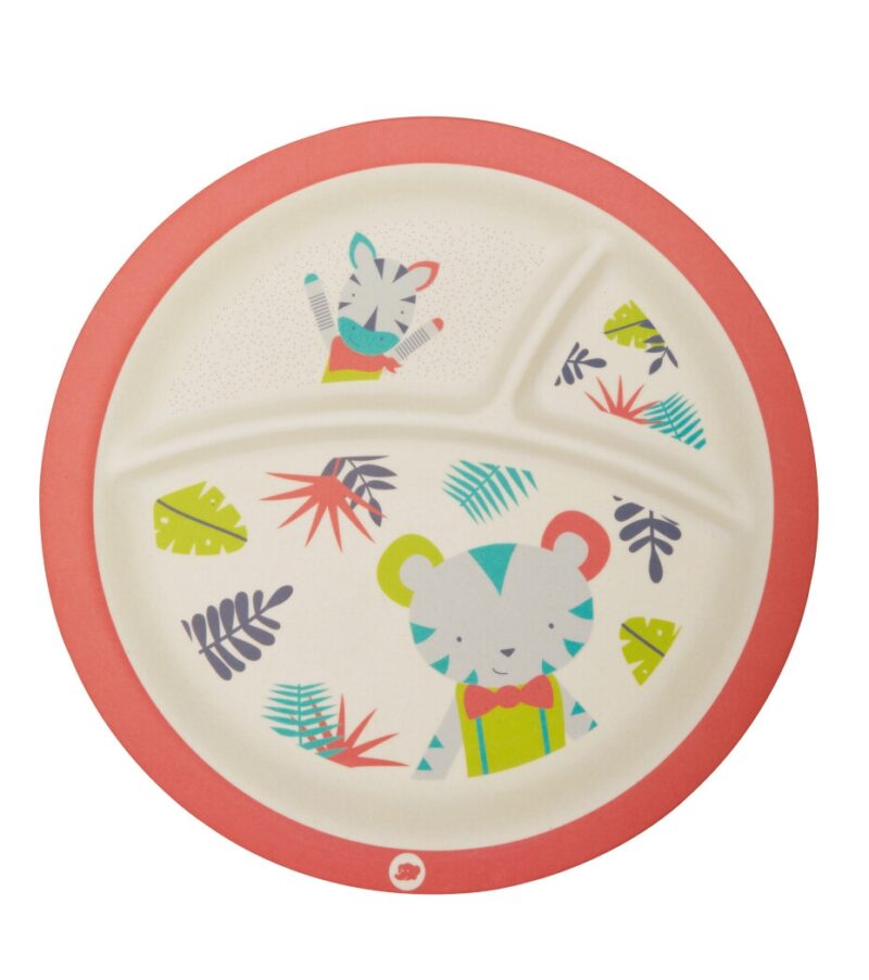 Bébé Confort Bamboo Plate With Compartments Jungle Vibes