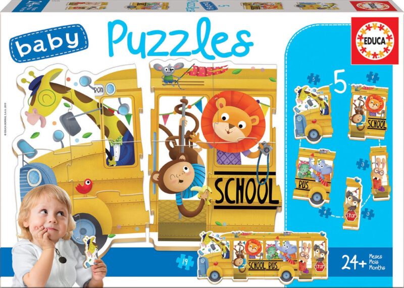 Educa Baby Puzzles School Bus