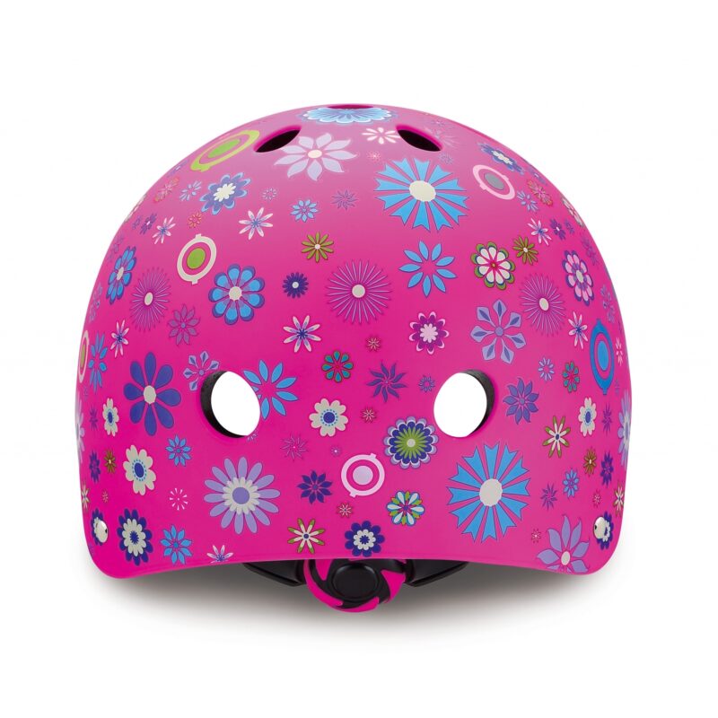 Globber Printed Helmet Junior Flowers Pink XS/S (51-54CM)