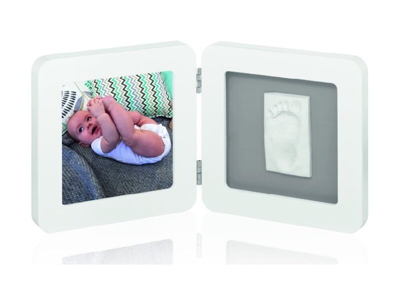 Baby Art, Simple Print Frame, White & Grey