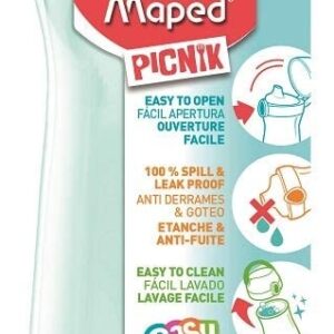 Maped Picnik - Concept Spillproof Water Bottle 580ml - Blue Green