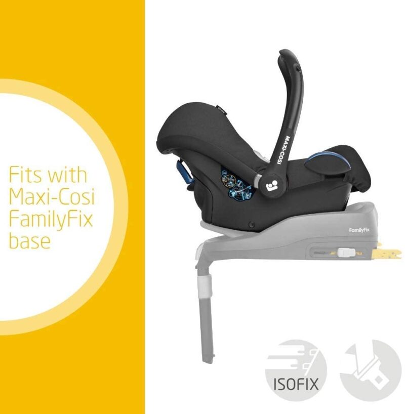 Maxi Cosi CabrioFix Car Seat - Essential Black