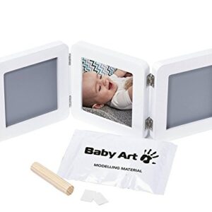 Baby Art, Double Print Frame, White