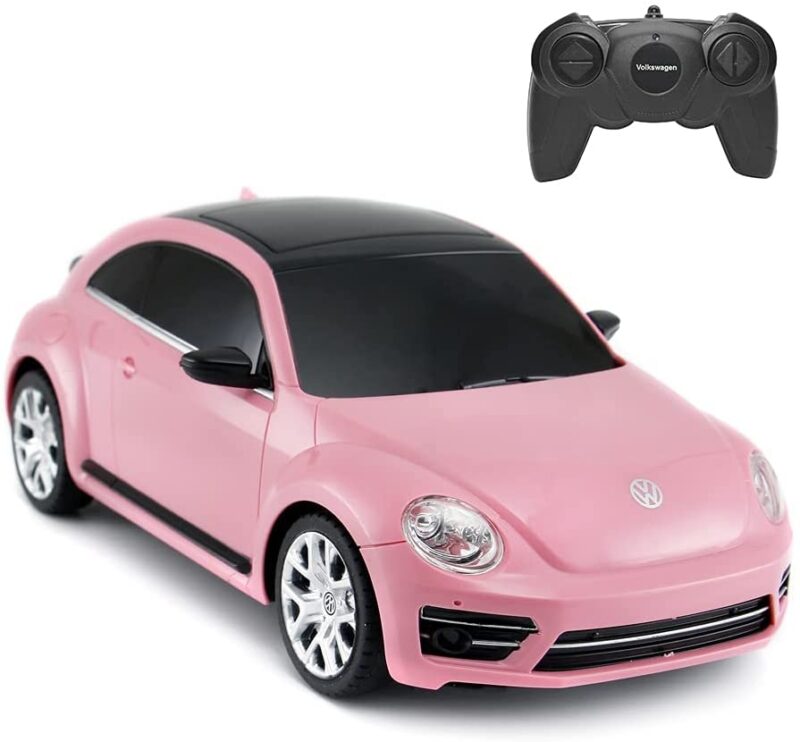 Rastar Volkswagen Beetle, 1/24, Remote Control Car, Pink
