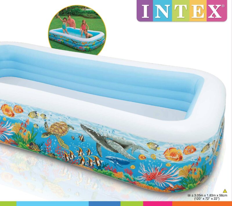 Intex Tropical Design Family Pool 305 x 183 x 56 cm