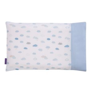 ClevaMama ClevaFoam Baby Pillow Case - Blue