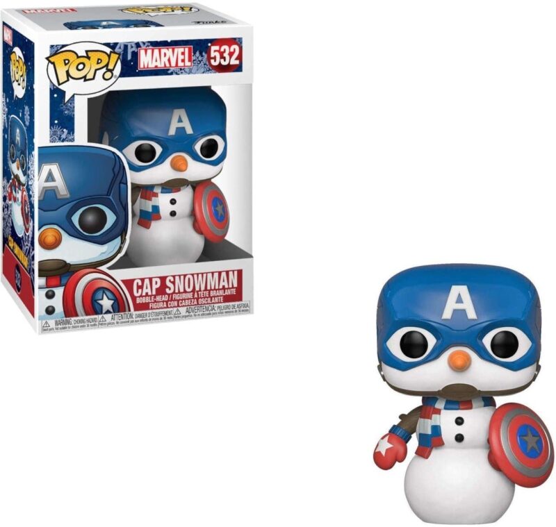 Funko Pop! Marvel: Holiday - Captain America Snowman