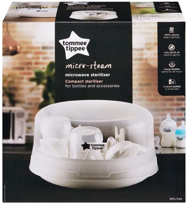 Tommee Tippee Closer To Nature Microwave Steam Sterilizer - White
