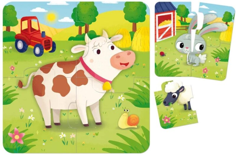 Lisciani Carotina Baby Puzzle Farm Animals