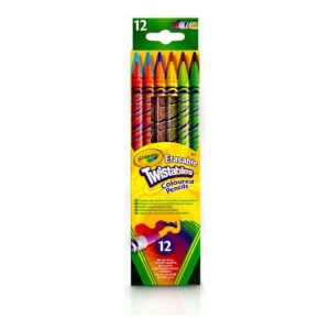 Crayola 12 Erasable Twistable Colored Pencils