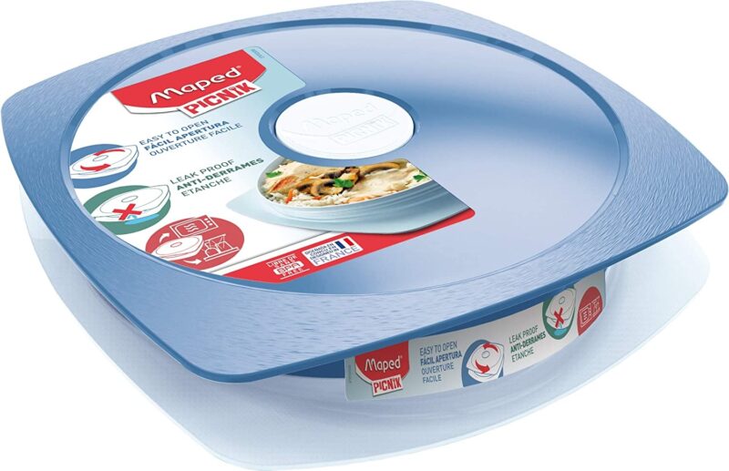 Maped Picnik - Concept Adult Leakproof Lunch Plate - Storm Blue