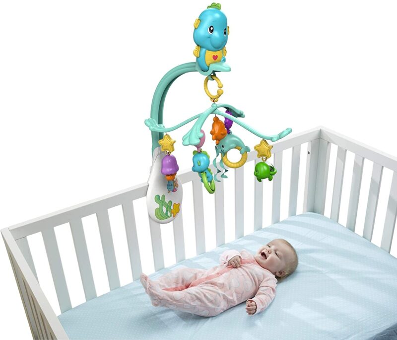 Fisher Price 3 in 1 Soothe and Play Seahorse Mobile