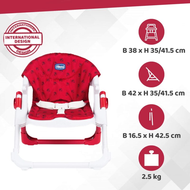 Chicco Chairy Booster Seat - Ladybug