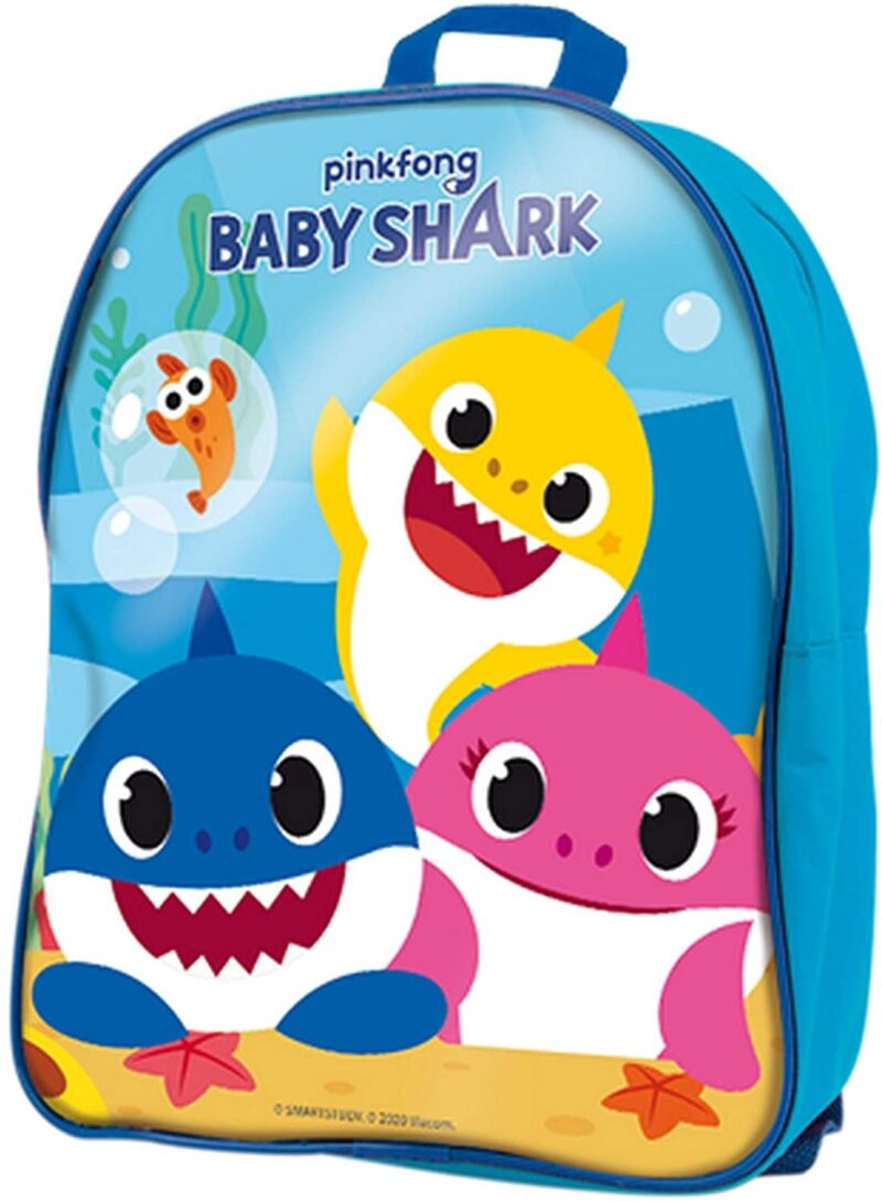 Lisciani Baby Shark Backpack with Building Blocks 36 PCS