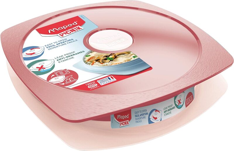 Maped Picnik - Concept Adult Leakproof Lunch Plate - Brick Red