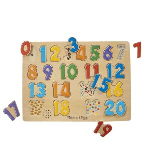Melissa & Doug Numbers Wooden Sound Puzzle