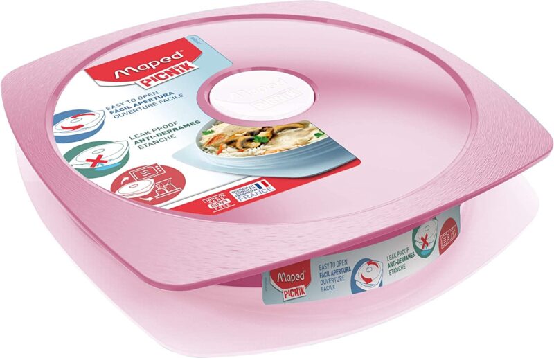 Maped Picnik - Concept Adult Leakproof Lunch Plate - Tender Rose