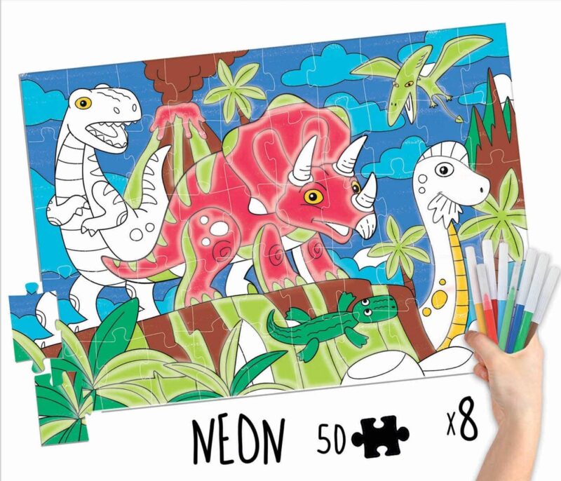 Educa Dinosaurs Colouring Puzzle