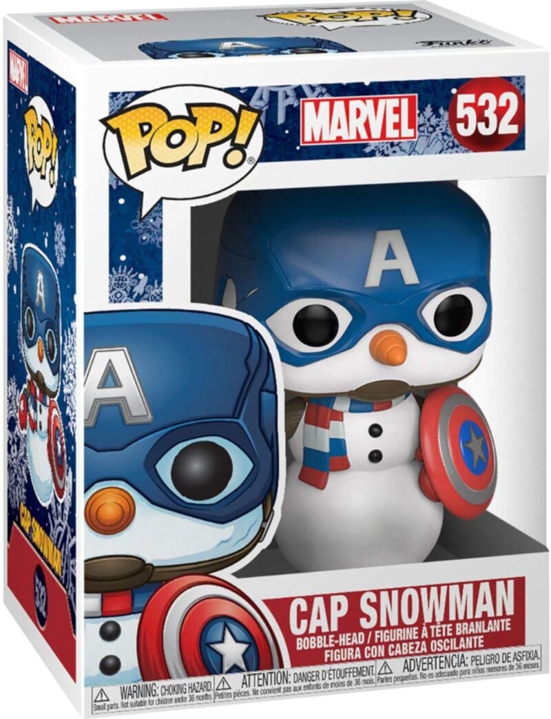 Funko Pop! Marvel: Holiday - Captain America Snowman