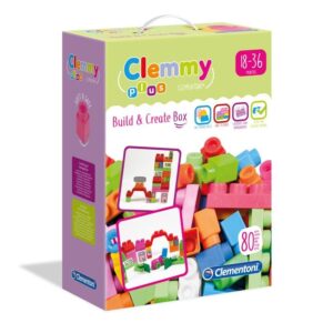 Clementoni Clemmy Plus - Build & Create Box Girl, 80 Pieces