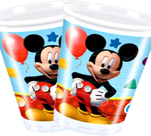 Mickey Mouse Plastic Cups 200ml