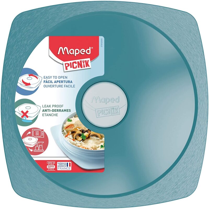 Maped Picnik - Concept Adult Leakproof Lunch Plate - Eucalyptus Green