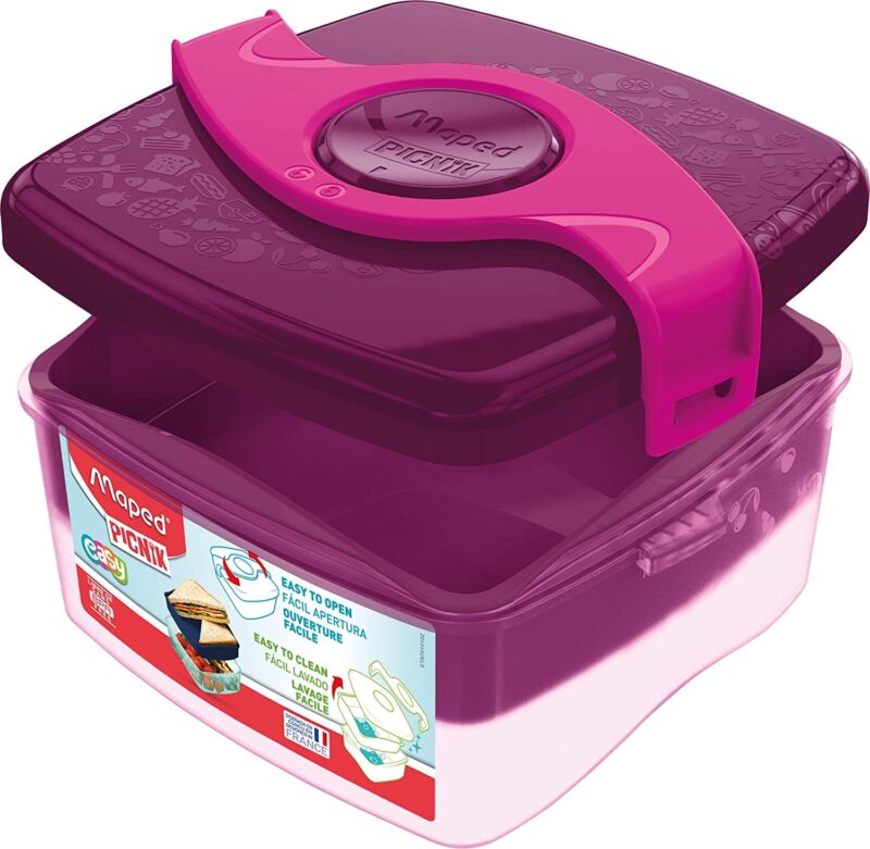Maped Picnik - Origins Lunch Box (Easy Open) - Pink