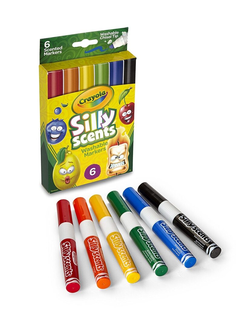 Crayola 6 Silly Scents Tip Markers