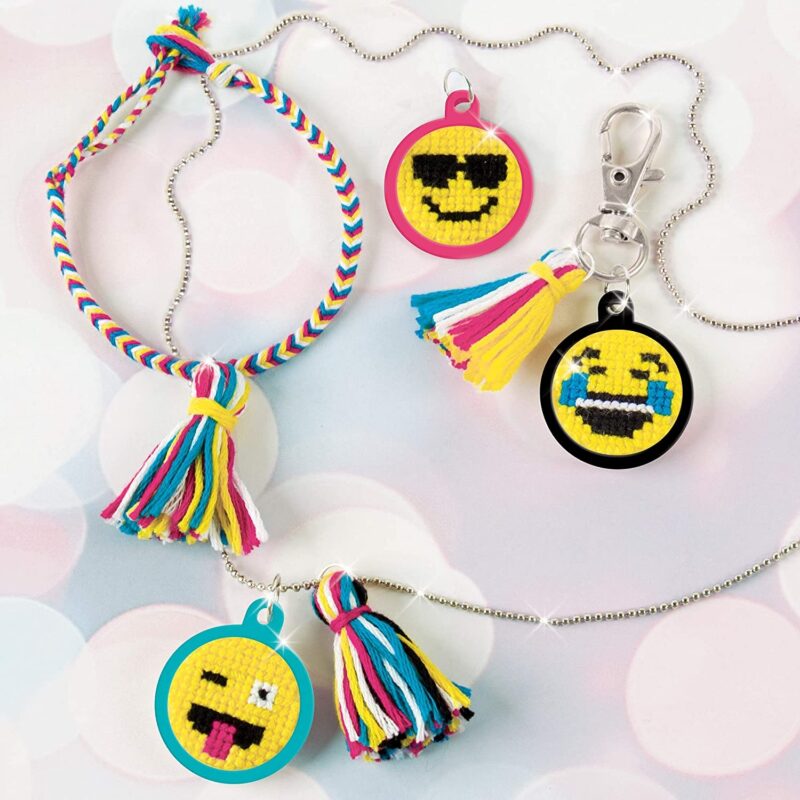 MAKE IT REAL - Cross Stitch Emoji Jewelry