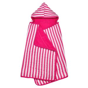 Green Sprouts Muslin Hooded Towel Organic Cotton (One Size, Pink)