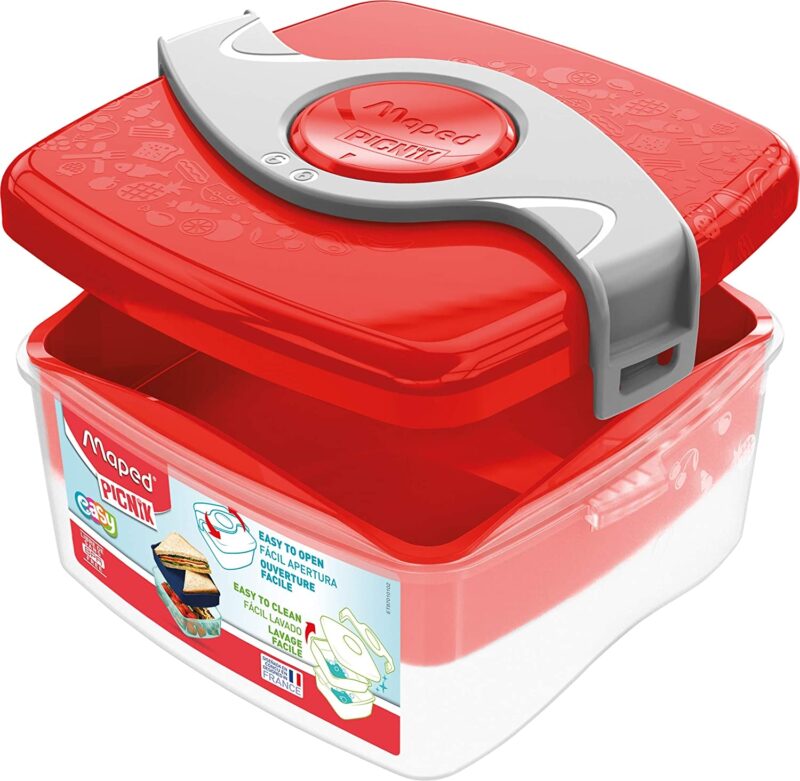 Maped Picnik - Origins Lunch Box (Easy Open) - Red