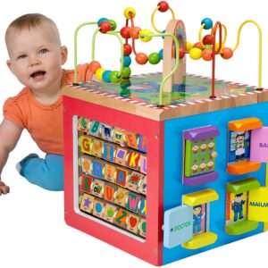 Alex Discover My Busy Town Wooden Activity Cube