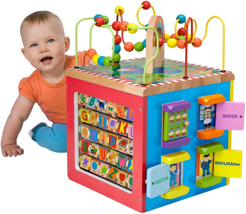 Alex Discover My Busy Town Wooden Activity Cube