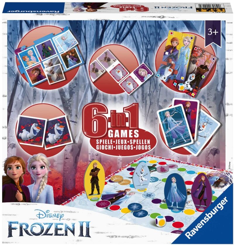 Ravensburger Disney Frozen 2, 6-in-1 Games