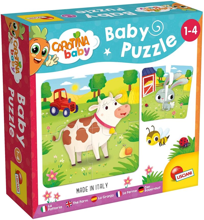 Lisciani Carotina Baby Puzzle Farm Animals