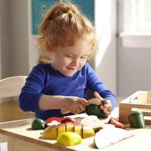 Melissa & Doug - Pretend Play Food Cutting Wooden Toy
