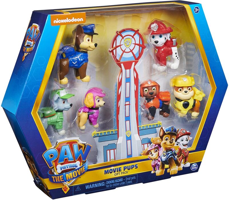 PAW Patrol, Movie Pups Gift Pack with 6 Collectible Toy Figure