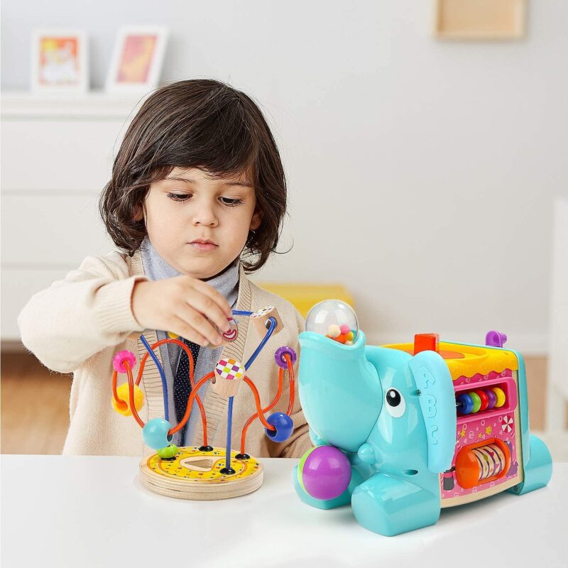 Top Bright 5 In 1 Elephant Activity Cube