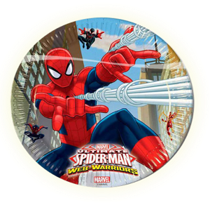 Spiderman Plates 23cm x 8
