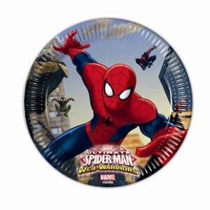 Spiderman Plates 20cm x 8