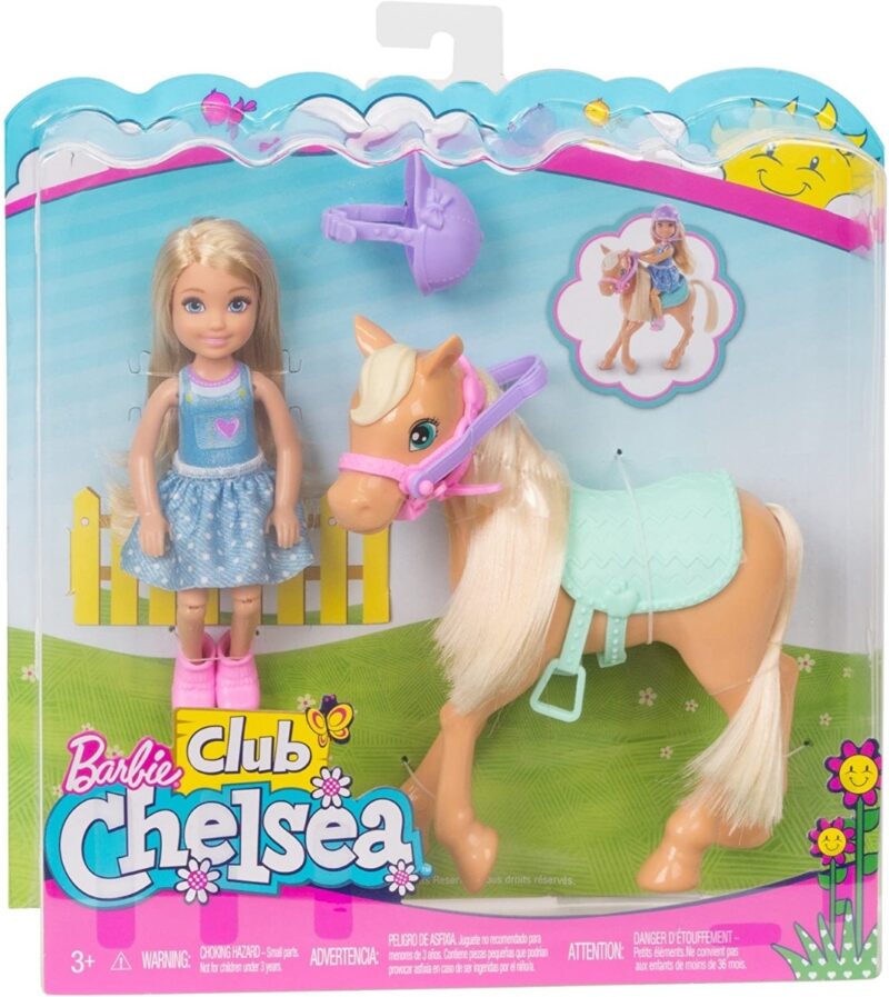 Barbie Chelsea Club Doll & Horse