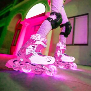 Yvolution Neon Inline Skates, Pink