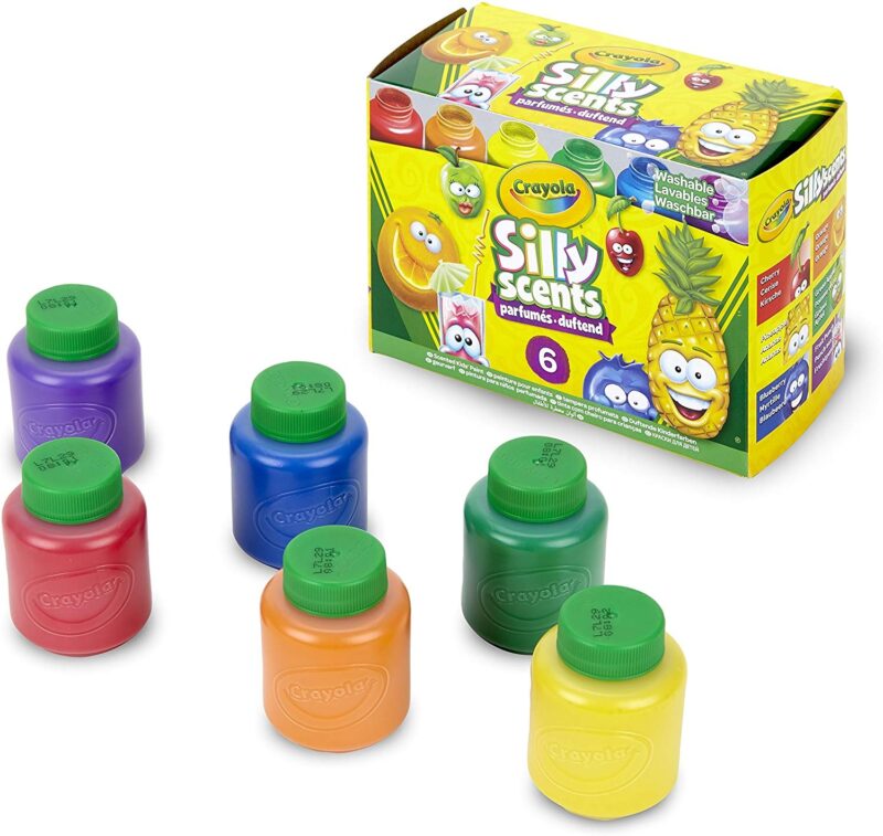 Crayola 6 Pots of Silly Scents Washable Paints
