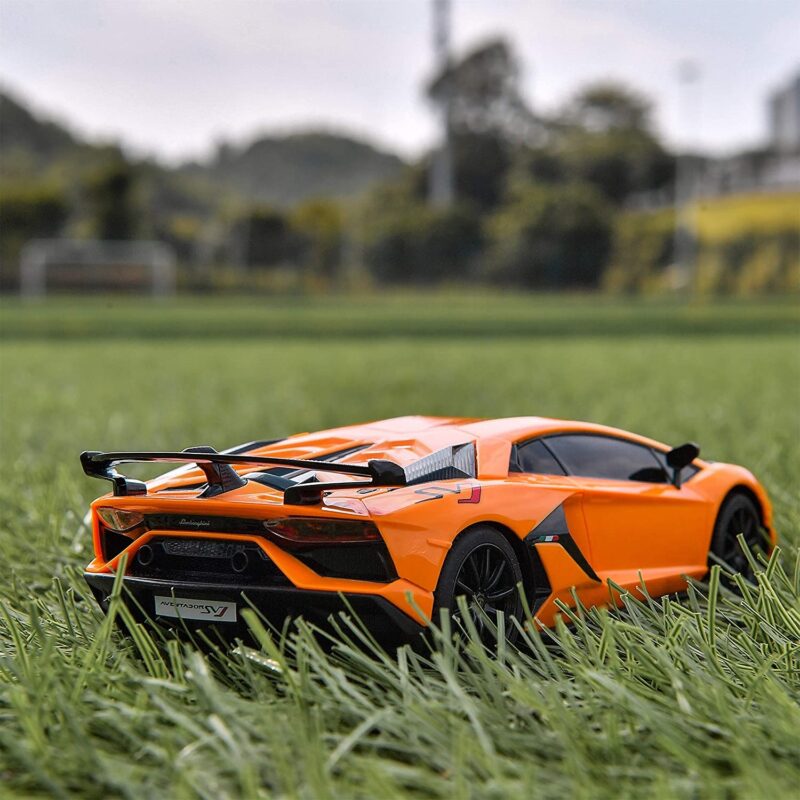 Rastar Lamborghini Aventador SVJ, 1/14 Remote Control Car, Orange