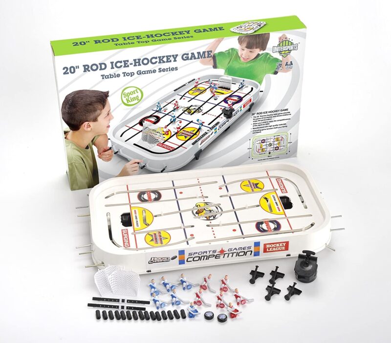 United Sports 20-inch Rod Ice-Hockey Table Game
