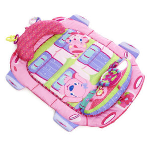 Bright Starts Tummy Cruiser Prop and Play Mat, Pretty In Pink