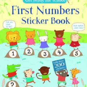 Get ready for school first numbers sticker book